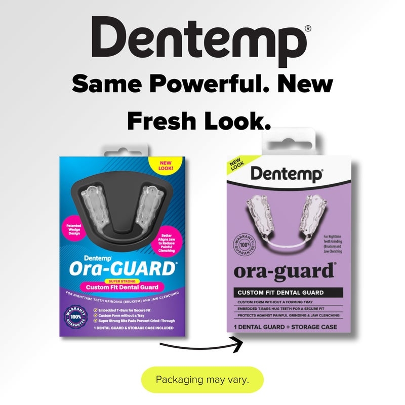 Dentemp Ora-Guard Custom Fit Dental Guard - Bruxism Night Guard for Teeth Grinding - Mouth Guard for Clenching Teeth at Night - Comfortable Sleeping - Relieve Soreness in Jaw (Packaging May Vary) - Image 2